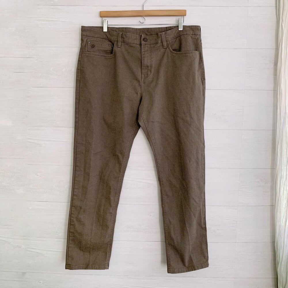 English Laundry - Brown chino jeans stretch, sz 40 x 32